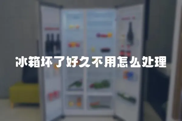 冰箱壞了好久不用怎么處理