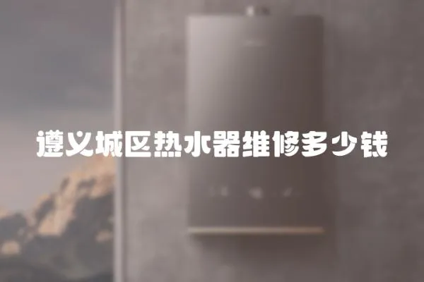 遵義城區熱水器維修多少錢