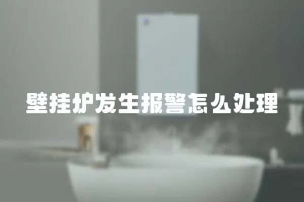 壁掛爐發(fā)生報(bào)警怎么處理