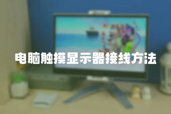 電腦觸摸顯示器接線方法
