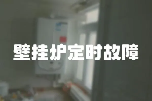壁掛爐定時故障