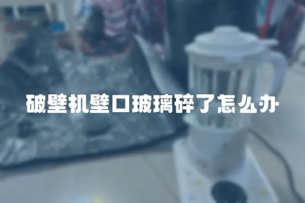 破壁機壁口玻璃碎了怎么辦