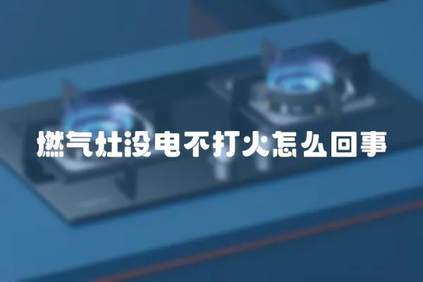 燃氣灶沒電不打火怎么回事