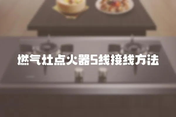 燃氣灶點火器5線接線方法
