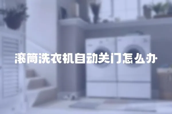 滾筒洗衣機自動關門怎么辦