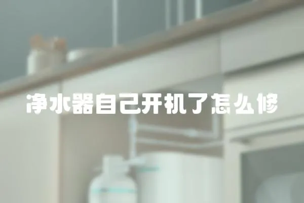 凈水器自己開機了怎么修