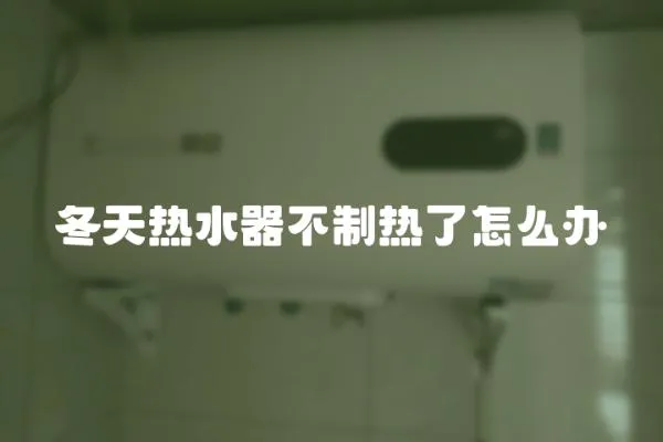 冬天熱水器不制熱了怎么辦