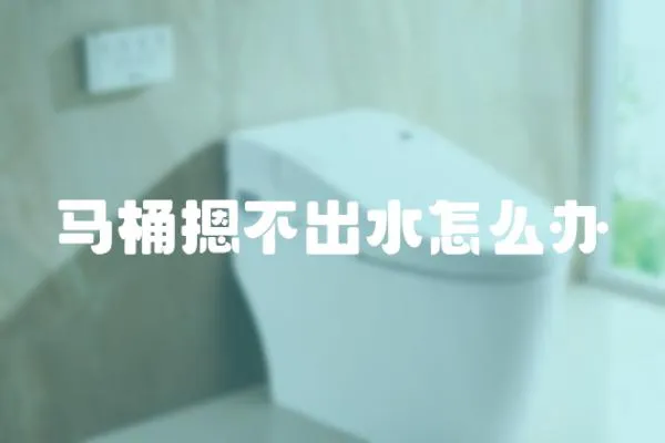 馬桶摁不出水怎么辦
