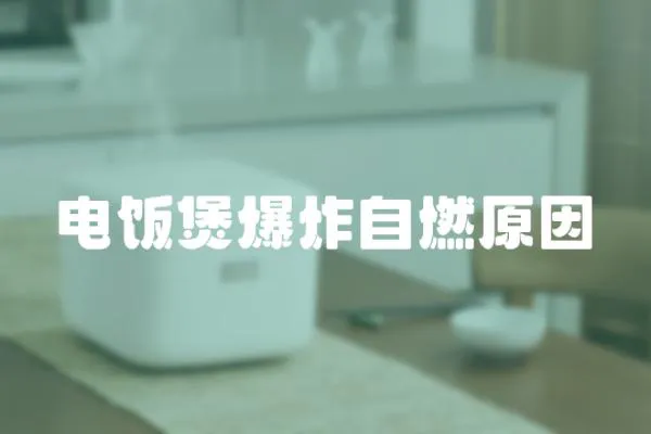 電飯煲爆炸自燃原因