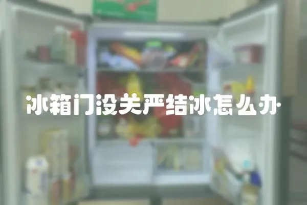 冰箱門沒關嚴結冰怎么辦