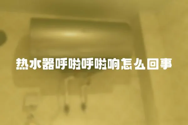 熱水器呼啦呼啦響怎么回事