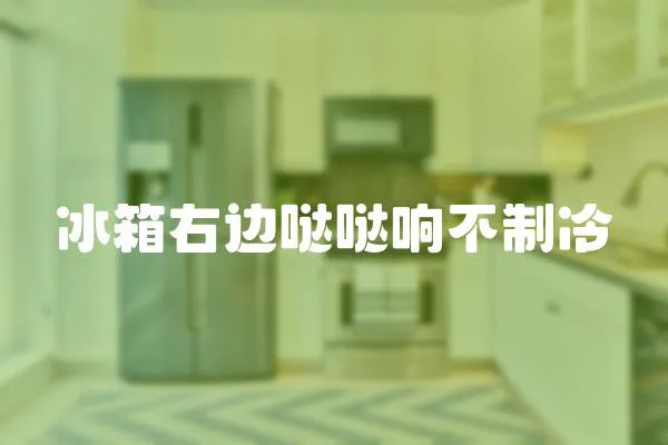 冰箱右邊噠噠響不制冷