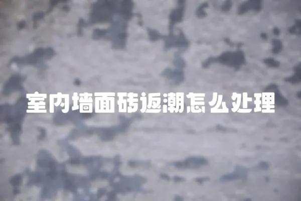 室內墻面磚返潮怎么處理