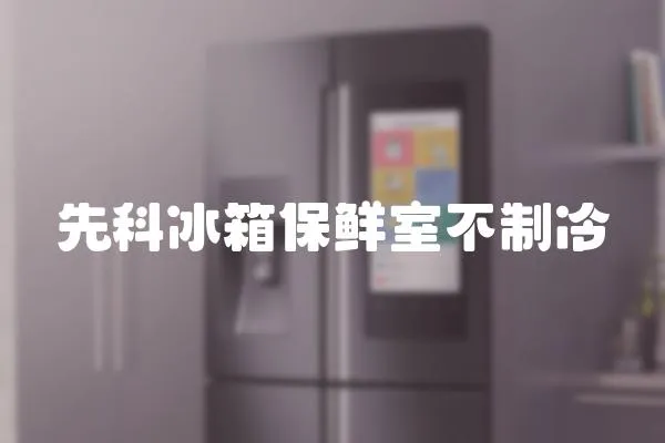 先科冰箱保鮮室不制冷