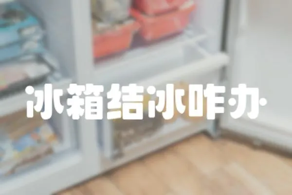 冰箱結(jié)冰咋辦