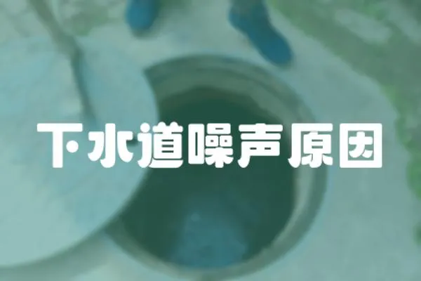 下水道噪聲原因