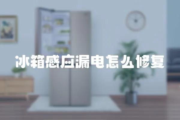 冰箱感應漏電怎么修復