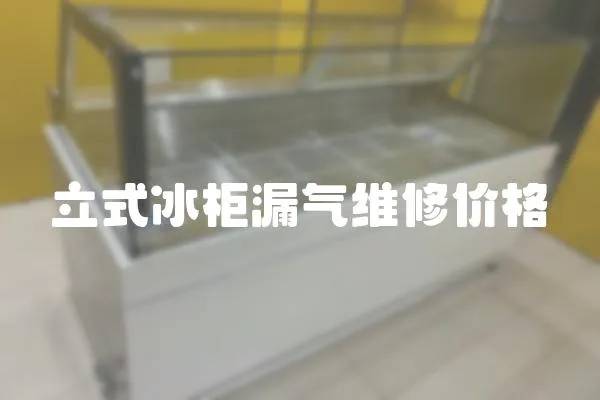 立式冰柜漏氣維修價格