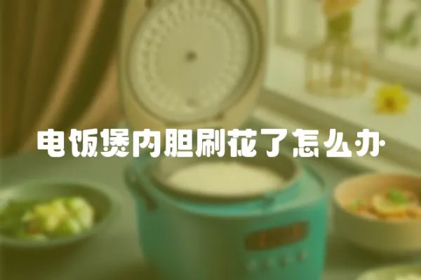 電飯煲內膽刷花了怎么辦