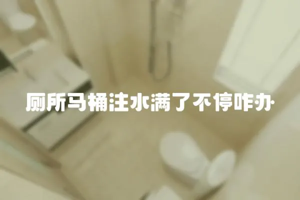 廁所馬桶注水滿了不停咋辦