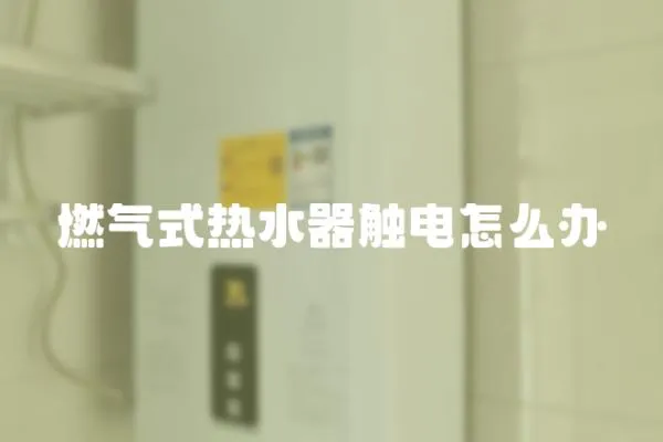 燃氣式熱水器觸電怎么辦