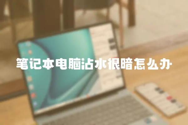 筆記本電腦沾水很暗怎么辦