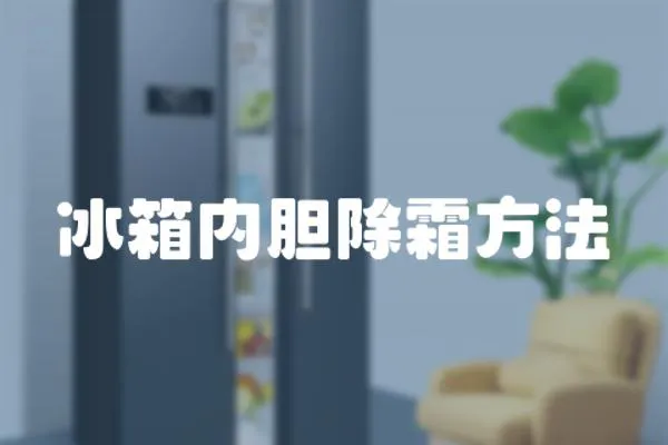 冰箱內(nèi)膽除霜方法