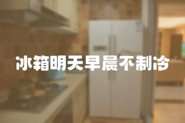 冰箱明天早晨不制冷