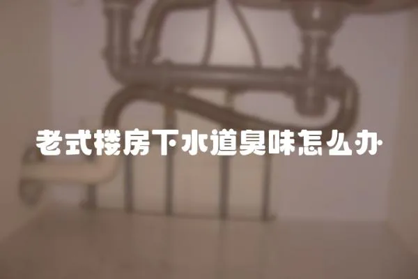 老式樓房下水道臭味怎么辦