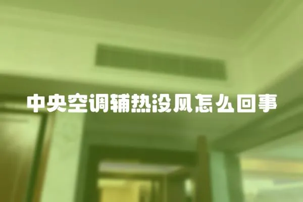 中央空調輔熱沒風怎么回事