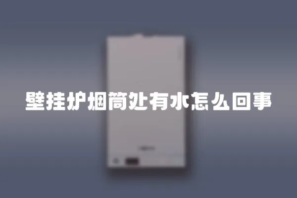 壁掛爐煙筒處有水怎么回事