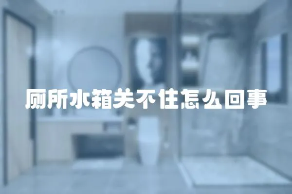 廁所水箱關不住怎么回事