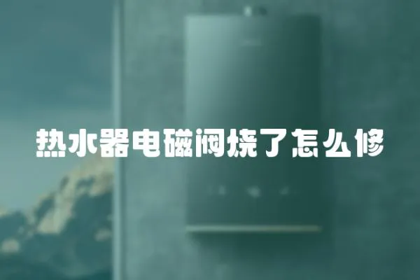 熱水器電磁閥燒了怎么修