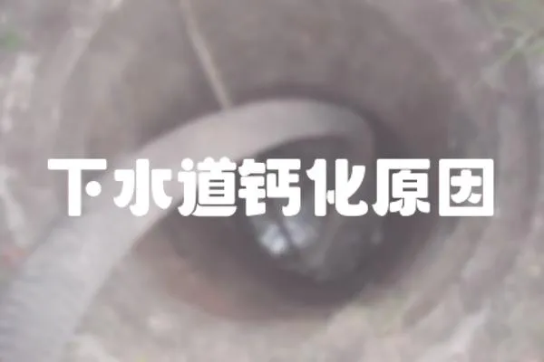 下水道鈣化原因