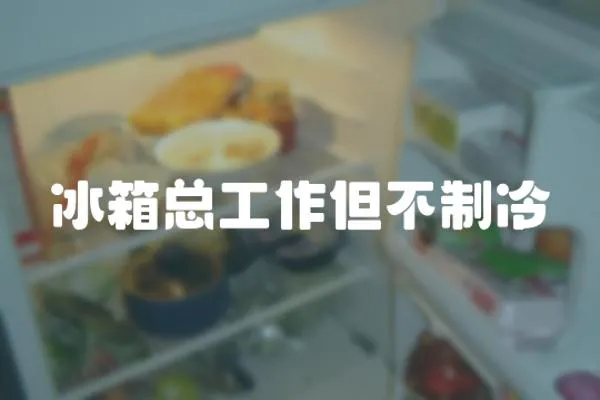 冰箱總工作但不制冷
