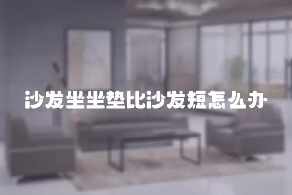 沙發(fā)坐坐墊比沙發(fā)短怎么辦