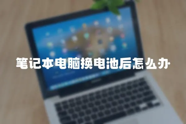 筆記本電腦換電池后怎么辦