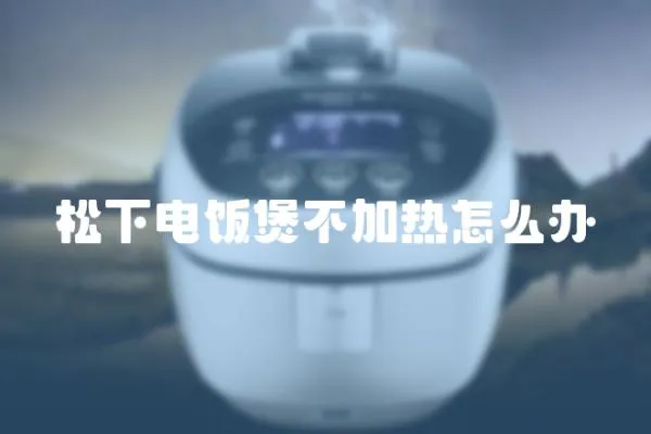 松下電飯煲不加熱怎么辦