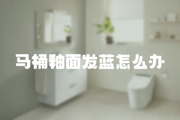 馬桶釉面發藍怎么辦