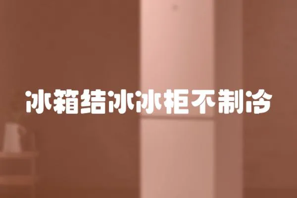 冰箱結冰冰柜不制冷