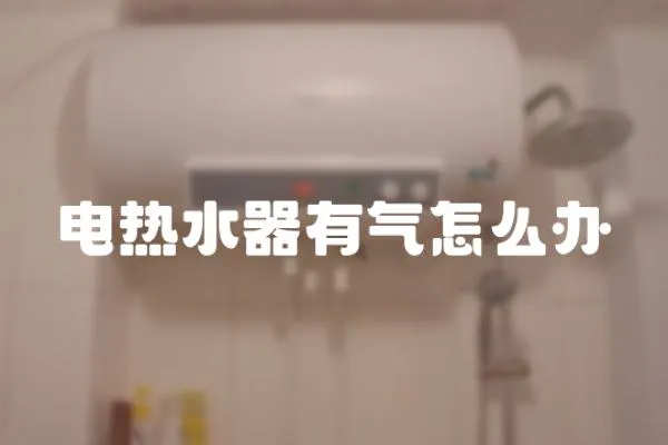 電熱水器有氣怎么辦
