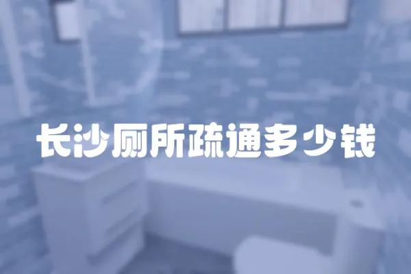 長(zhǎng)沙廁所疏通多少錢