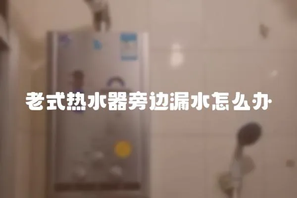 老式熱水器旁邊漏水怎么辦