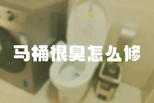 馬桶很臭怎么修