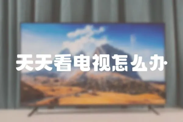 天天看電視怎么辦