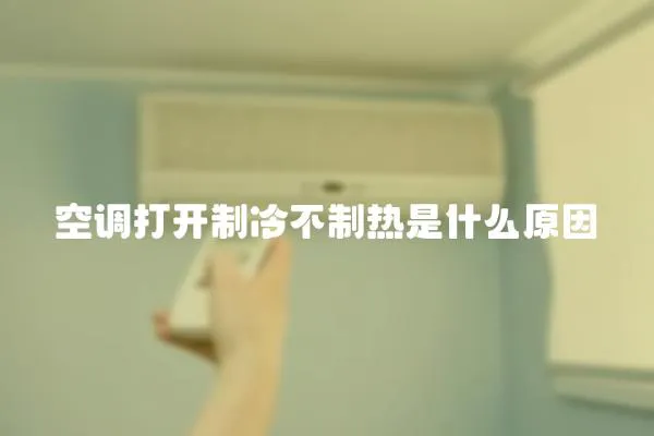 空調打開制冷不制熱是什么原因