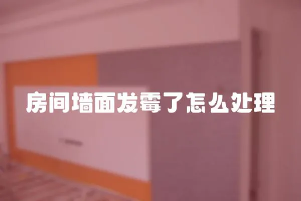 房間墻面發(fā)霉了怎么處理