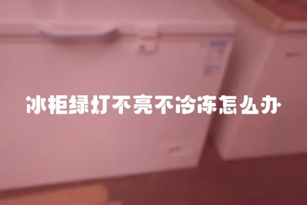 冰柜綠燈不亮不冷凍怎么辦