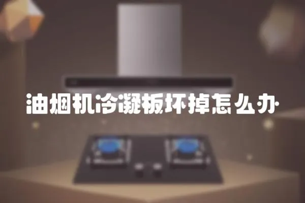 油煙機冷凝板壞掉怎么辦