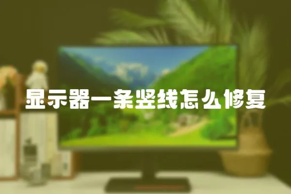顯示器一條豎線怎么修復(fù)
